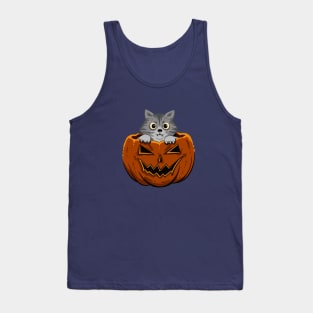 Halloween cat Tank Top